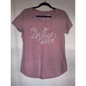 VTG. St. John's Bay Active Large Women's Top Lilic‎ Graphic Tee
